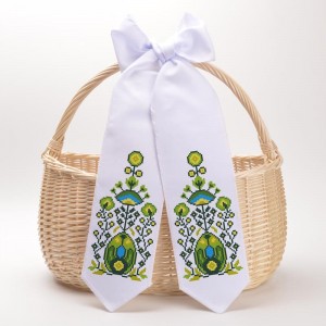 Схема Великодній бант для вишивки бісером і нитками на тканині (ТР-816)