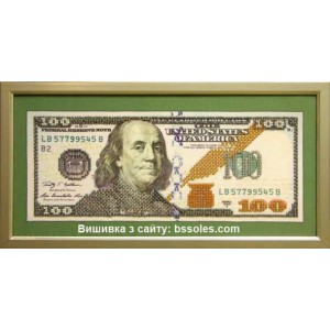 100-д 100 доларів Схема для вишивки бісером