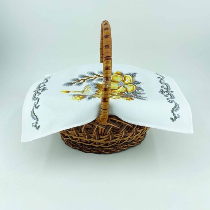 Рушник Великодній на кошик дитячий РКМ-069 (РКМ-069)