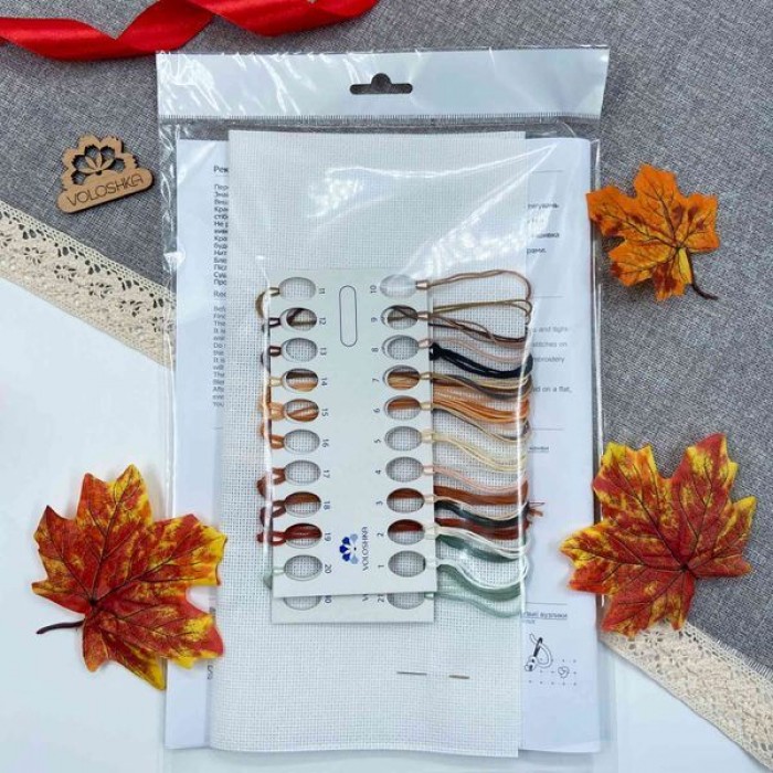 Набір для вишивки хрестиком "Котик з кавою" (VC-049)