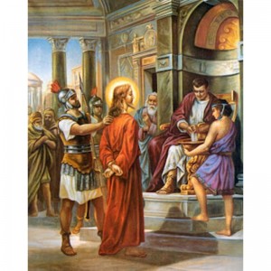 Алмазна вишивка (набір) "Ісус перед Пилатом" (DM-458)