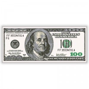 Алмазна вишивка (набір) "100 DOLLARS" (DM-464)