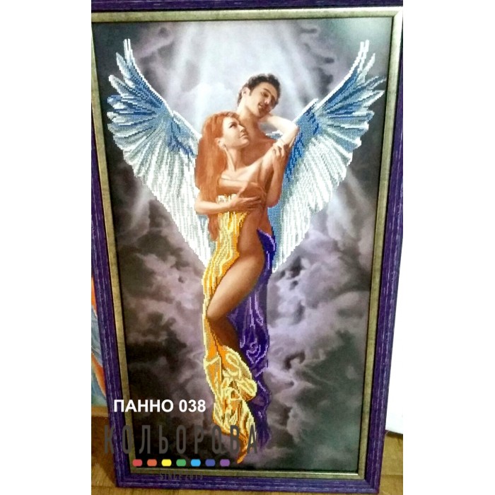 Панно-038 "На крилах любові" для вишивки бісером