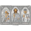 БСР-3144 Триптих (срібло). Схема для вишивки бісером