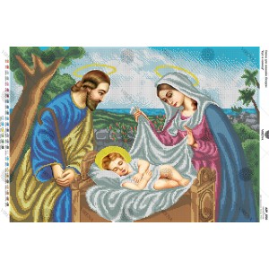 Схема для вишивки бісером "Ісус в колисці" (А2Р-050)