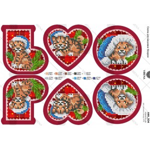 Схема для вишивки бісером А4Н-504 (А4Н-504)