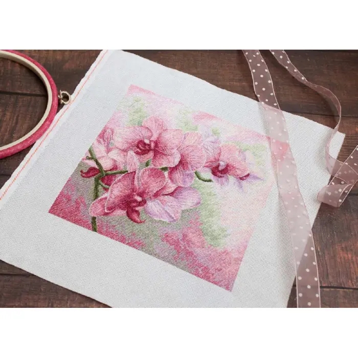 B7009 Витончені орхідеї. Luca-S. Набір для вишивки хрестиком