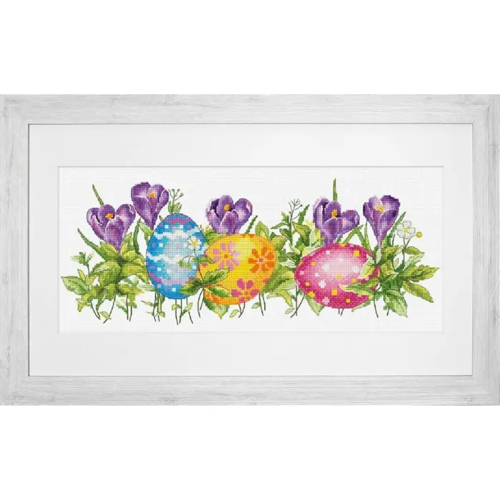 B7016 Крокуси. Luca-S. Набір для вишивки хрестиком