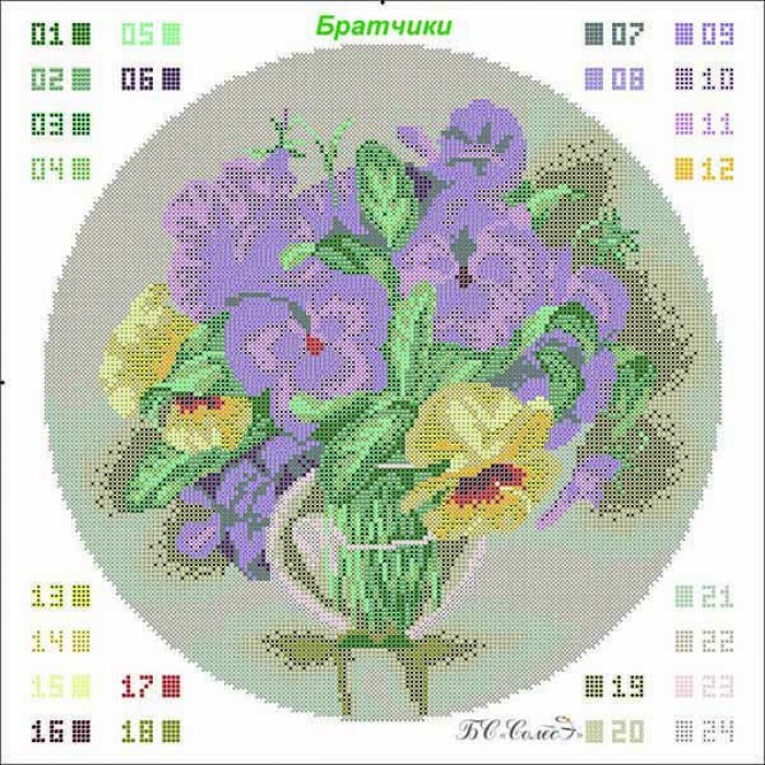 КВ-05 Братчики Схема для вишивки бісером