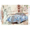БС-3302 Ретро авто ІІІ. Схема для вишивки бісером