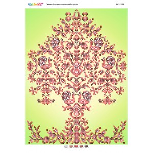 БС-3327 Дерево життя з фоном (частк. вишивка). Схема для вишивки бісером