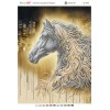 БС-3456 Кінь ІІ (частк. вишивка). Схема для вишивки бісером
