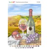 БС-4268 Натюрморт з вином ІІ. Схема для вишивки бісером