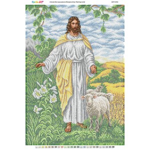 БСР-2151 Ісус-Пастир мій. Схема для вишивки бісером