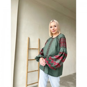 Заготовка жіночої блузки БОХО "Магія" (ЖЕ005лТнннн_265_249)