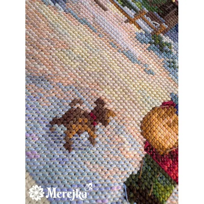 К-289 Набір для вишивки рахунковим хрестиком "Щедрик" Мережка, Aida 16 ct