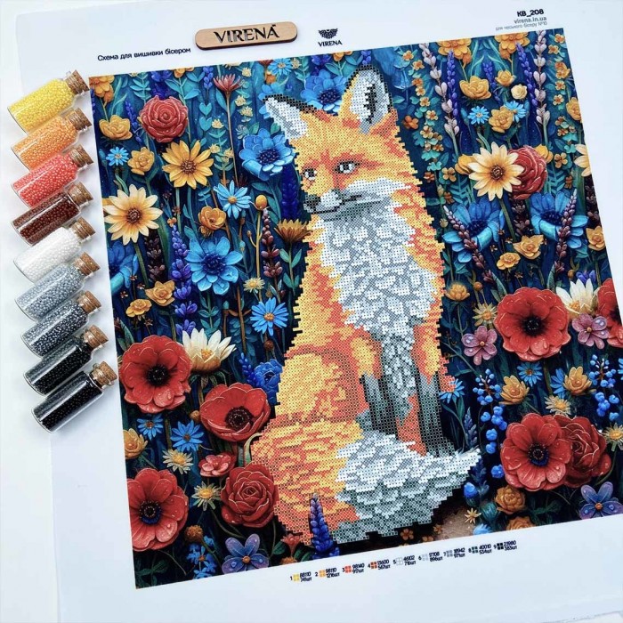 Схема для вишивки бісером Квадрат (КВ-208)