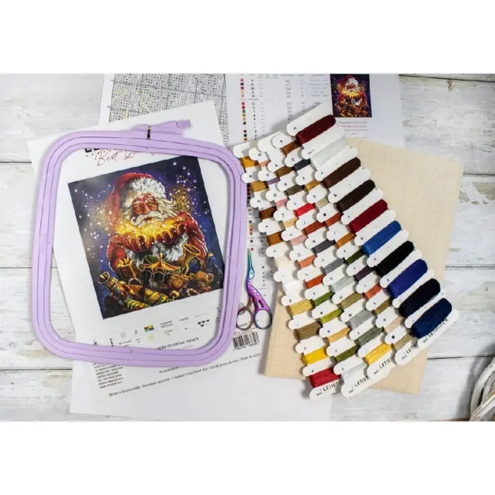 L8049 Різдвяне диво. Letistitch. Набір для вишивки хрестиком
