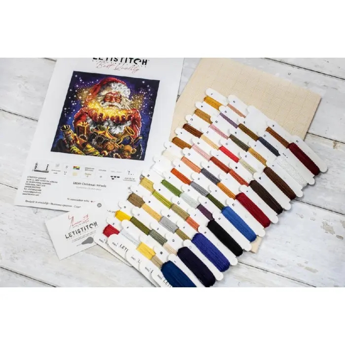 L8049 Різдвяне диво. Letistitch. Набір для вишивки хрестиком