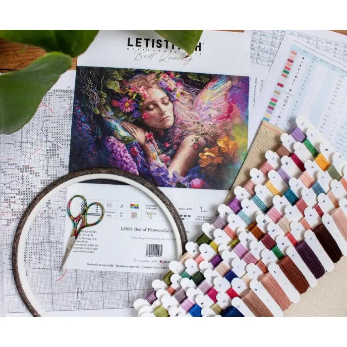 L8081 Bed of Flowers. Набір для вишивки хрестиком