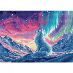 L9971 Набір для вишивки рахунковим хрестиком "Вартівник північного сяйва" Letistitch, Aida 16 ct