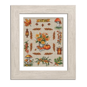 Набір для вишивки N108 "Семплер. Осінь"