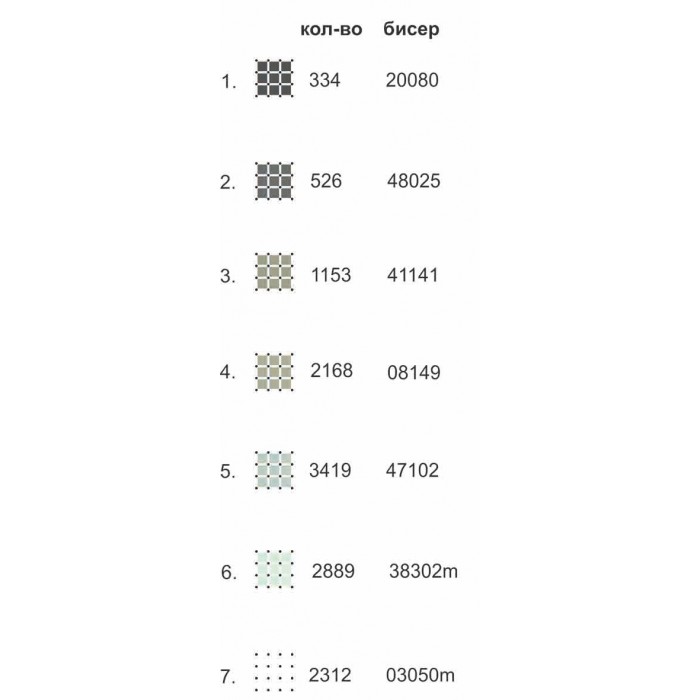 Панно-037 "Ранок" для вишивки бісером