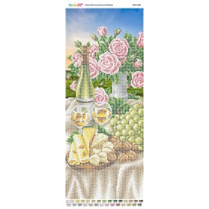 ПМ-4106 "Біле вино" (частк. вишивка). Схема для вишивки бісером