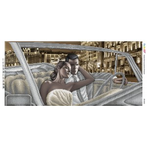 ПВ-2021 "Прогулянка нічним містом II". Схема для вишивки бісером