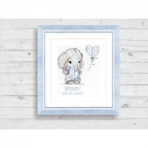 R02 Метрика. Luca-S. Набір для вишивання хрестиком з рамкою