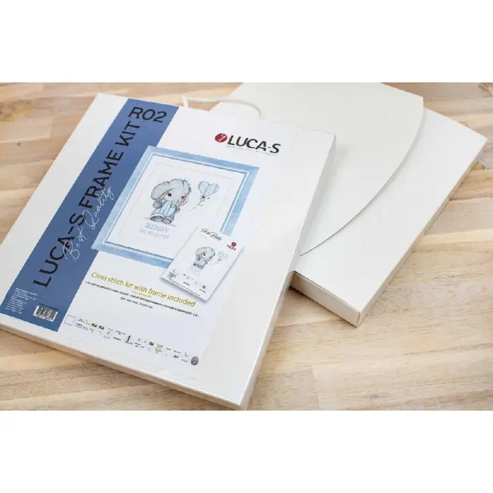 R02 Метрика. Luca-S. Набір для вишивання хрестиком з рамкою