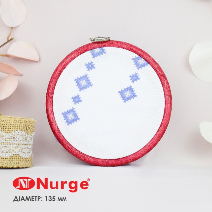 П'яльця Nurge круглі каучукові з підвісом 230-2 (135 мм.)