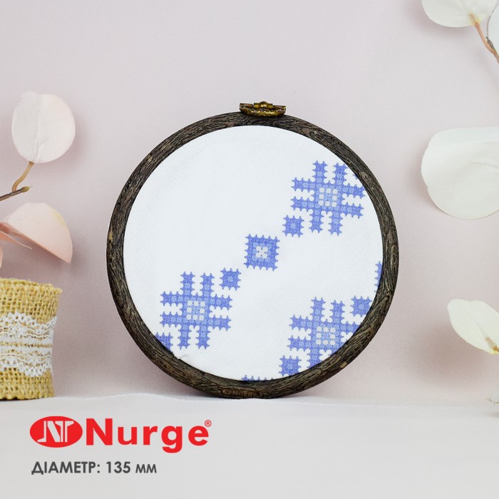 П'яльця Nurge круглі каучукові з підвісом 230-2 (135 мм.)