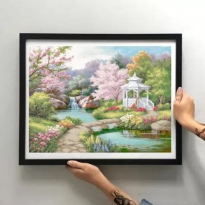 Схема картини Золота Підкова ЗПП-005 "Альтанка" для вишивання бісером на шовку