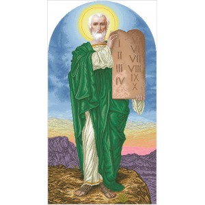 ПМ-Р-М Пророк Моісей. Схема для вишивки бісером