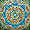 Алмазна мозаїка 40х40 "Мандала достатку та процвітання" FS1401