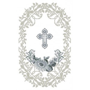 ХВВГ-193. Великодній рушник. Схема для вишивки бісером.