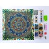 Алмазна мозаїка 40х40 "Мандала достатку та процвітання" FS1401