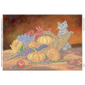 БС-2032 Ріг достатку (частк. вишивка). Схема для вишивки бісером