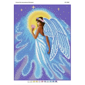 БС-3066 Янгол. Схема для вишивки бісером