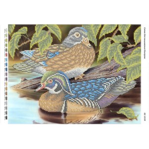 БС-3159 Качки. Схема для вишивки бісером