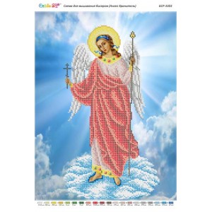 БСР-3303 Янгол Охоронець (частк. вишивка). Схема для вишивки бісером