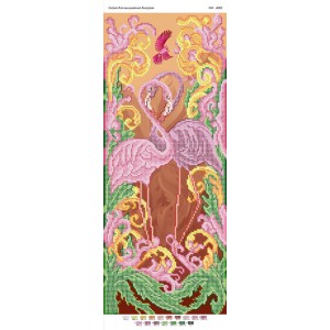 ПМ-4001 "Фламінго". Схема для вишивки бісером