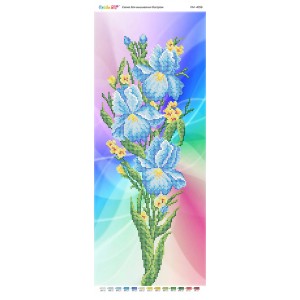 ПМ-4056 "Букет Ірисів". Схема для вишивки бісером