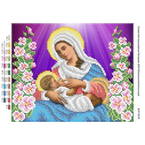 БСР-4370 БМ Годувальниця. Схема для вишивки бісером