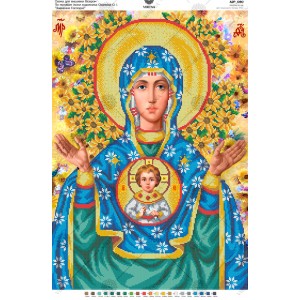 Схема для вишивки бісером за мотивами ікони О.Охапкіна 