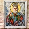Схема для вишивки бісером за мотивами ікони О. Охапкіна "Святий Миколай Чудотворець" (А4Р-206)