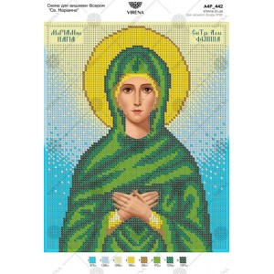Схема для вишивки бісером "Св. Маріамна" (А4Р-442)