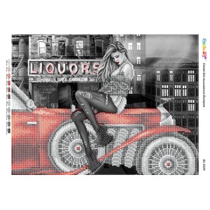 БС-3324 Рок-стиль I (частк. вишивка). Схема для вишивки бісером