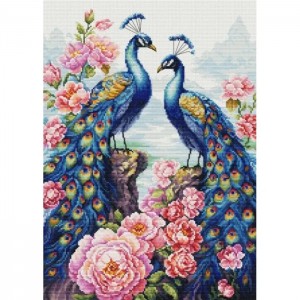 BU5104  Набір для вишивки рахунковим хрестиком "Гармонія між нами" Luca-S, Aida 16